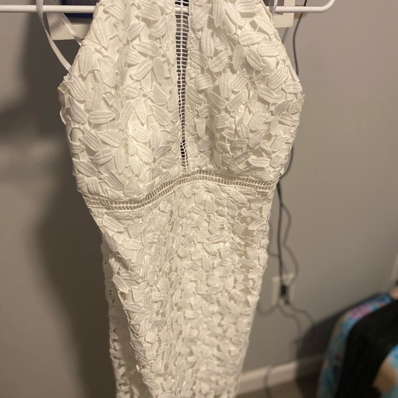 BARDOT White Lace Sleeveless Halter Midi Dress Size XS brand new - Picture 5 of 6